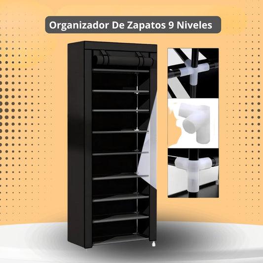 Organizador De Zapatos 9 Niveles  Hasta 27 Pares